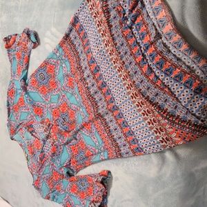 Democracy L boho shift Hi-Lo dress